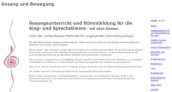 Desktop Screenshot of gesang-und-bewegung.de